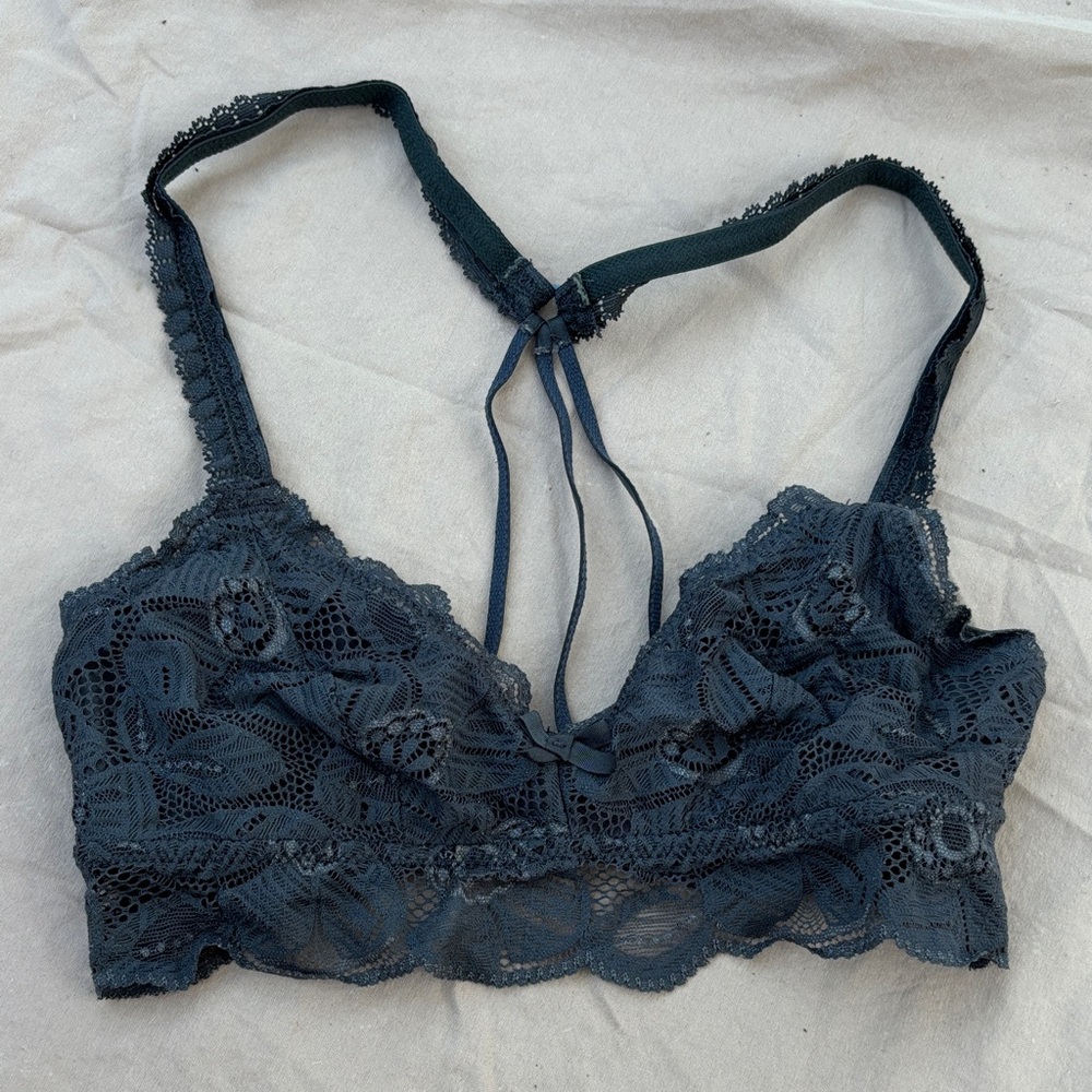 Aerie Lace Bralette in Navy